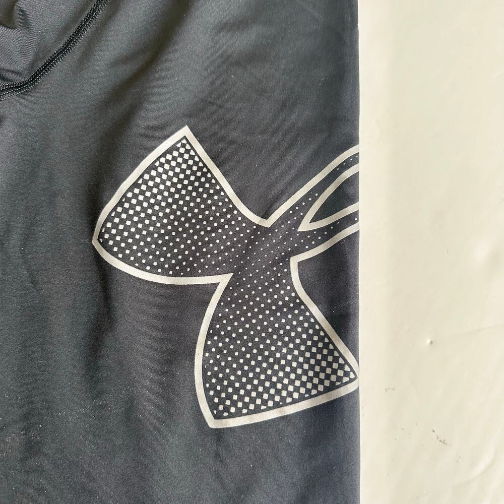 Under Armour Youth Large Black Athletic Leggings - Picture 3 of 4
